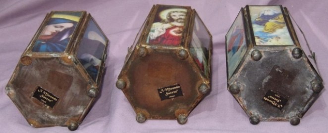 Portavelas metal cristal santos 004